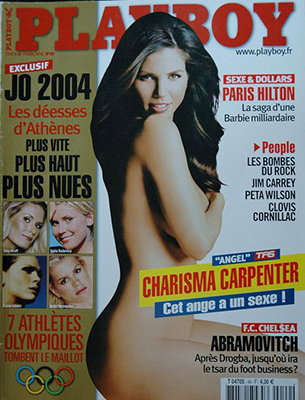 Charisma Carpenter sur Playboy