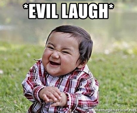 evil laugh