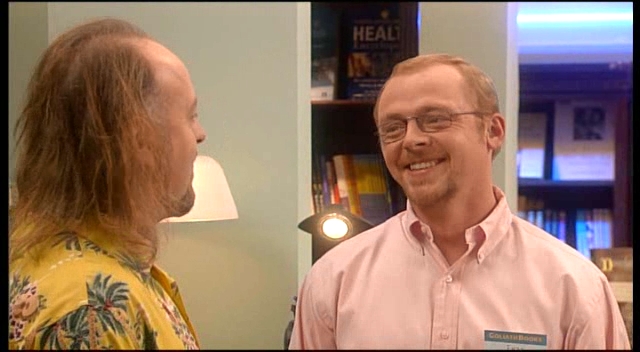 Simon Pegg dans Black Books