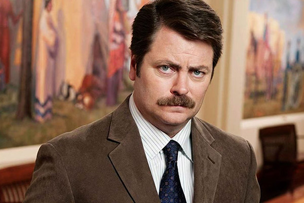 Nick Offerman, aka Ron Swanson dans Parks and Recreation