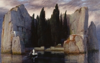 Peinture d&#039;Arnold Böcklin : L&#039;île des morts